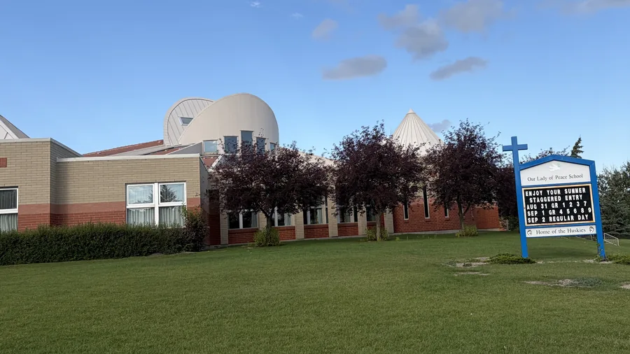Our Lady of Peace School — Calgary, Alberta school photo